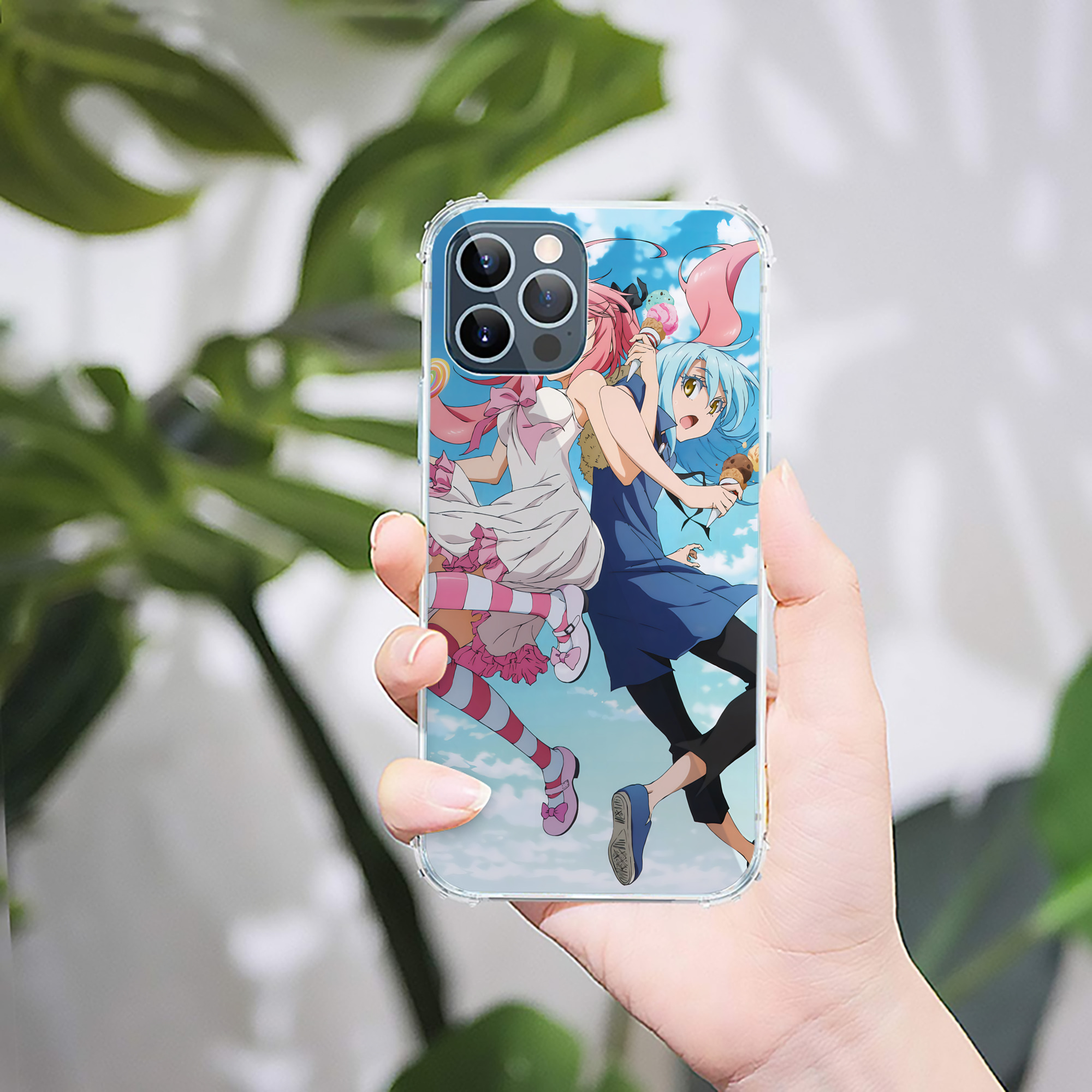 （画像用） 転スラ Regarding Reincarnated to Slime 【iPhone 12シリーズ対応】透明スマホケース（クリアソフトケース）